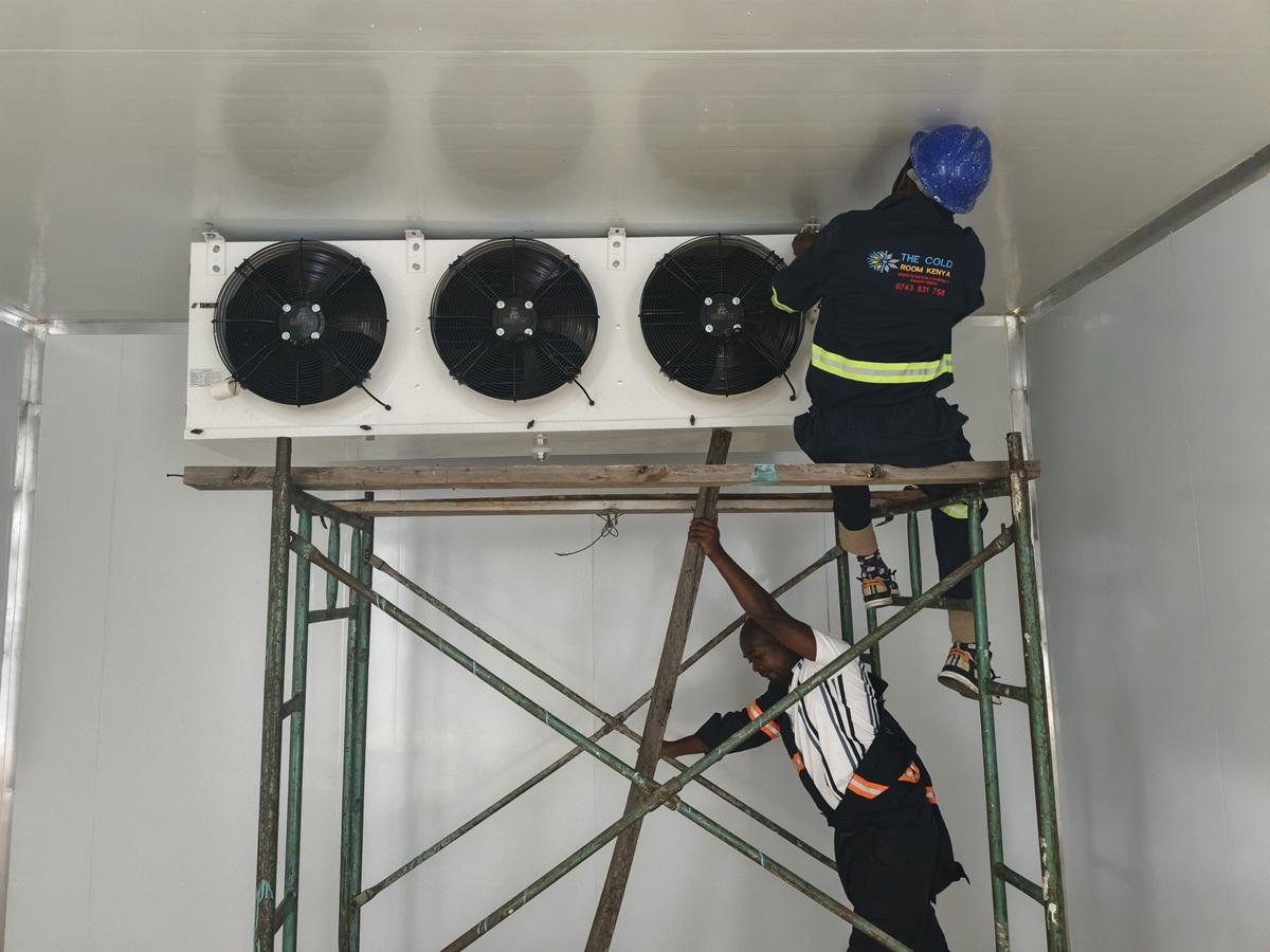 Cold room installation in Kenya